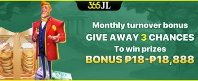 Monthly Jackpot Turnover Giveaway promotion